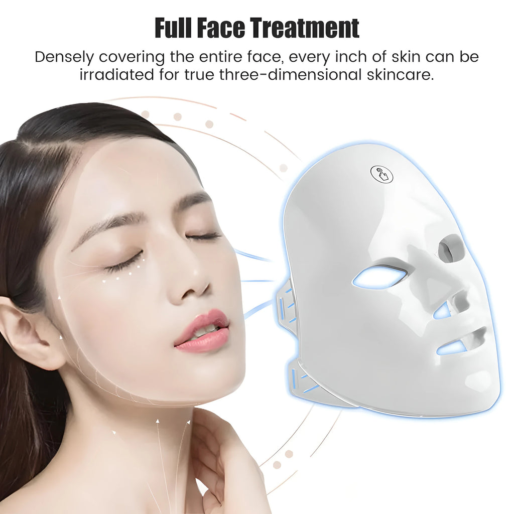 Halofaire Glow Mask — 7-Color LED Light Face Mask