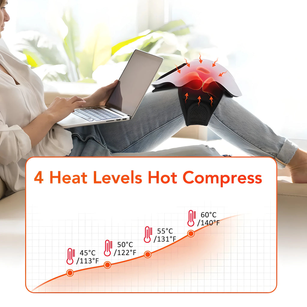 Halofaire Knee Wrap — Heated Infrared Knee Massager