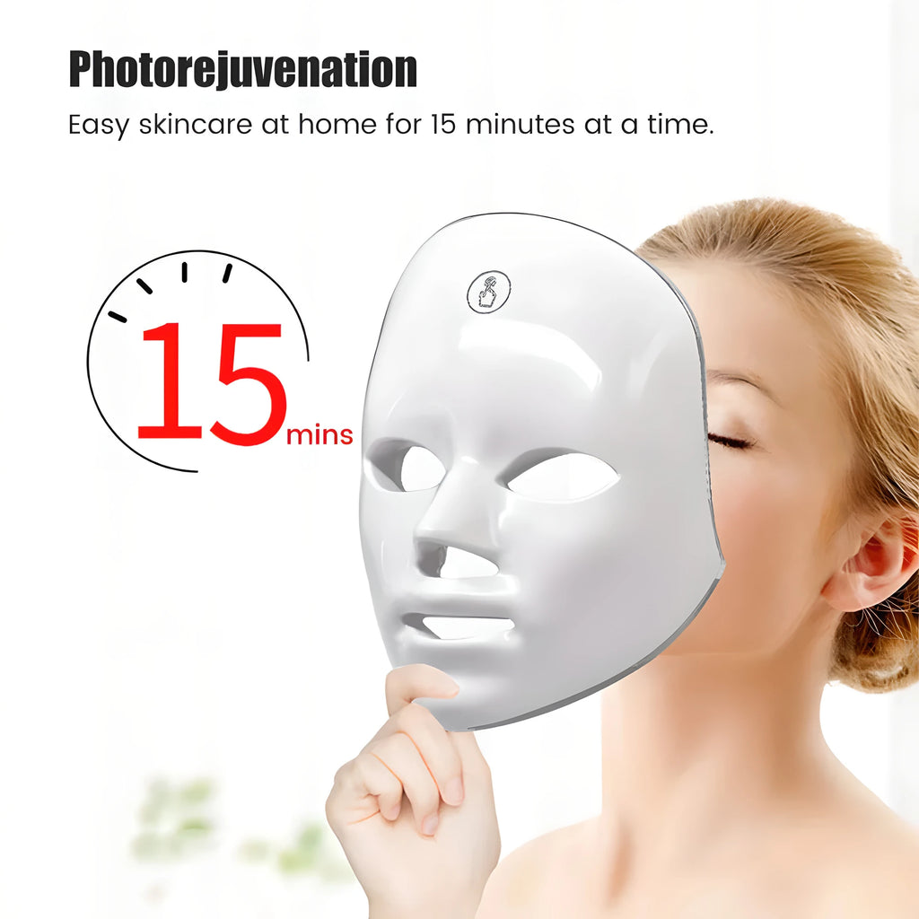 Halofaire Glow Mask — 7-Color LED Light Face Mask