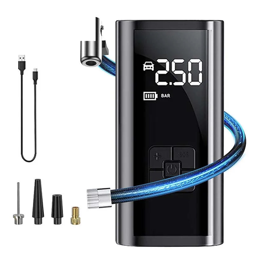 Apex Drive Cordless Tire Inflator Pro with accessories